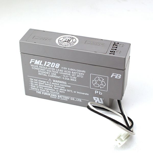 FML1208 古河電池製 小型制御弁鉛蓄電池 FMLシリーズ【キャンセル返品不可】[sd] 納得価格 電池屋本館