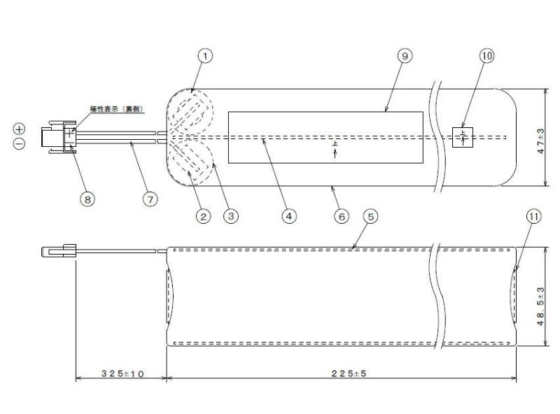 NR1.2SC-20B 相当品 GS(日本電池)相当品 自火報用バッテリー 24V1200mAh