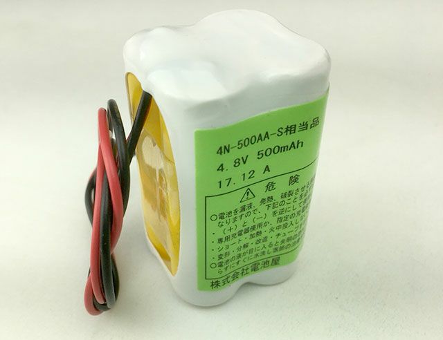 4N-500AA 相当品 SANYO製相当品 組電池製作バッテリー タイムレコーダー アマノ DX