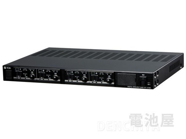TOA　WT-D1804　ダイバシティワイヤレスチューナーユニット　4チャンネル-