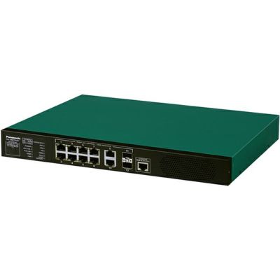 GA-AS12TPoE+ パナソニック PN25128B5 全ポートギガ レイヤ2 PoE給電スイ