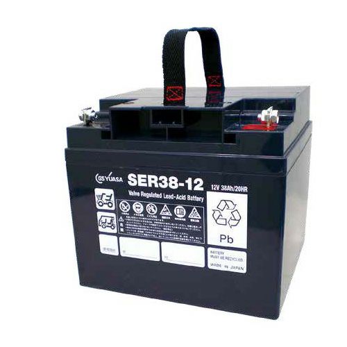 GSユアサ 2個セット SER38-12 GSユアサ ( ボルトナットタイプ ) 産業用 国産 サイクルバッテリー
