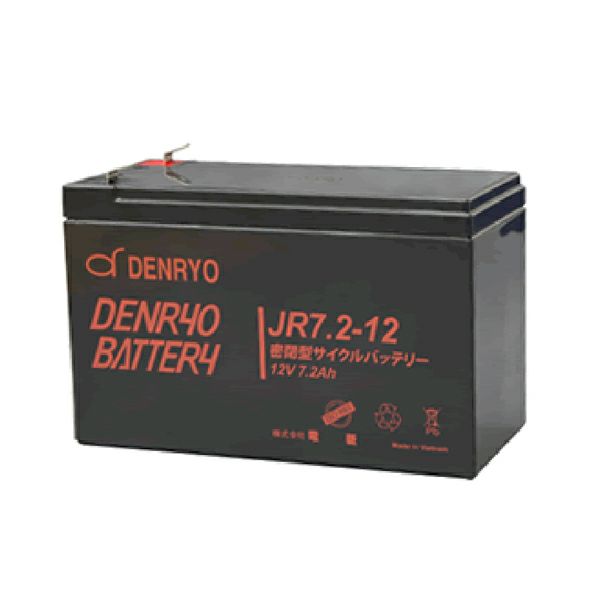 JR7.2-12 電菱 ( DENRYO ) 密閉型鉛蓄電池 12V7.2Ah (20時間率) J