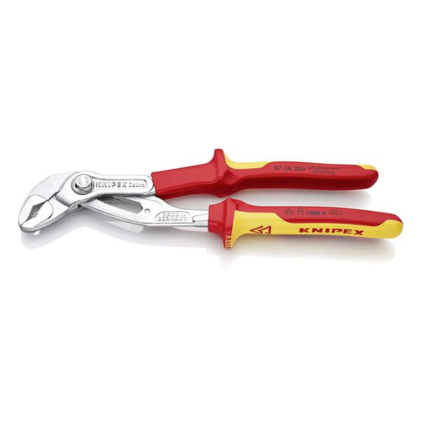 8726-250 クニペックス(KNIPEX) 絶縁コブラ ウォーターポンププライヤー 1000