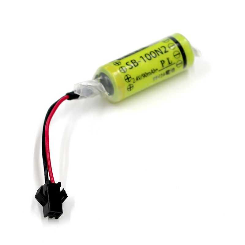 SB-100N2 (SB100N2) 相当品 2.4V90mAh 組電池 L型 リード線