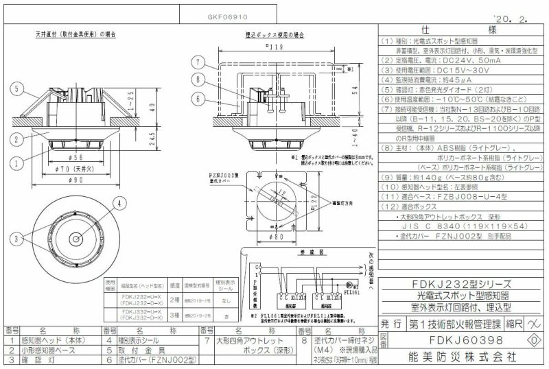日東工業 HCD3E6-142MGH 感震機能付＋非常用一次送り回路付 :HCD3E6
